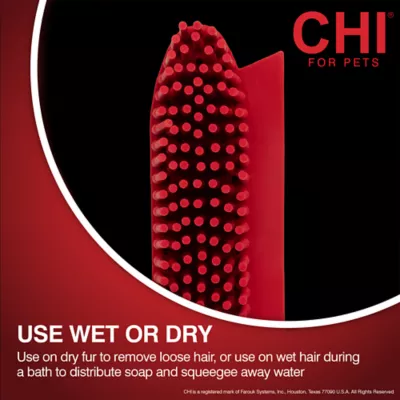 CHI® Rubber Multi-Surface Hair Removing Dog Brush - Image 7