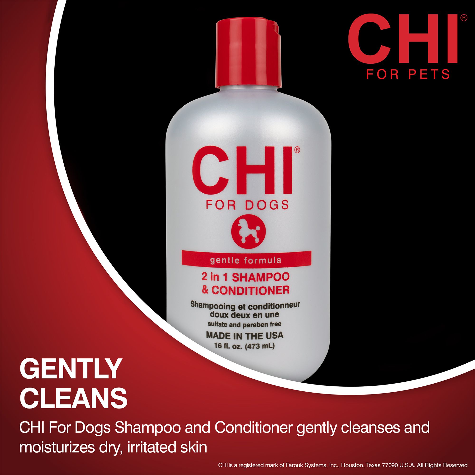 CHI® 2-in-1 Gentle Formula Shampoo & Conditioner, Cleans