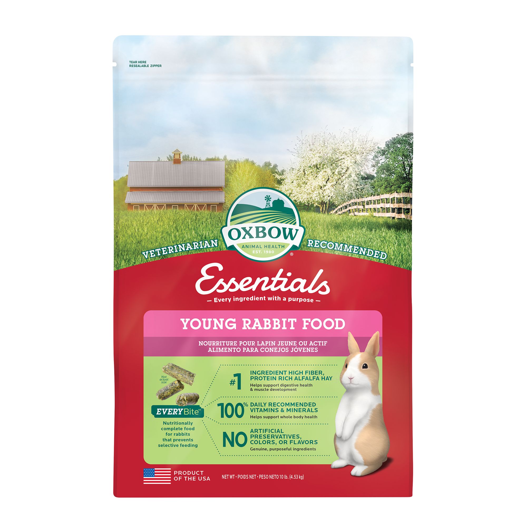 Oxbow Essentials Young Rabbit Food 