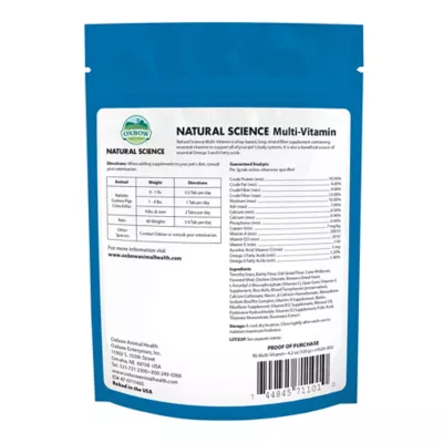 Product Oxbow Natural Science Multi-Vitamin Small Animal Supplements