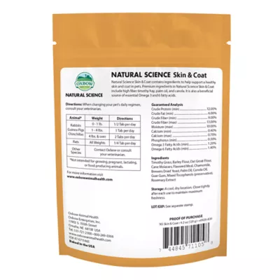Product Oxbow Natural Science Skin & Coat Small Animal Supplement