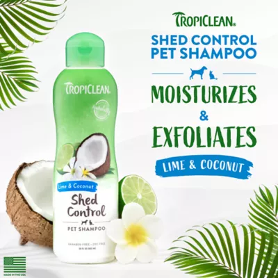 Product TropiClean® Lime & Coconut DeSheding Dog Shampoo