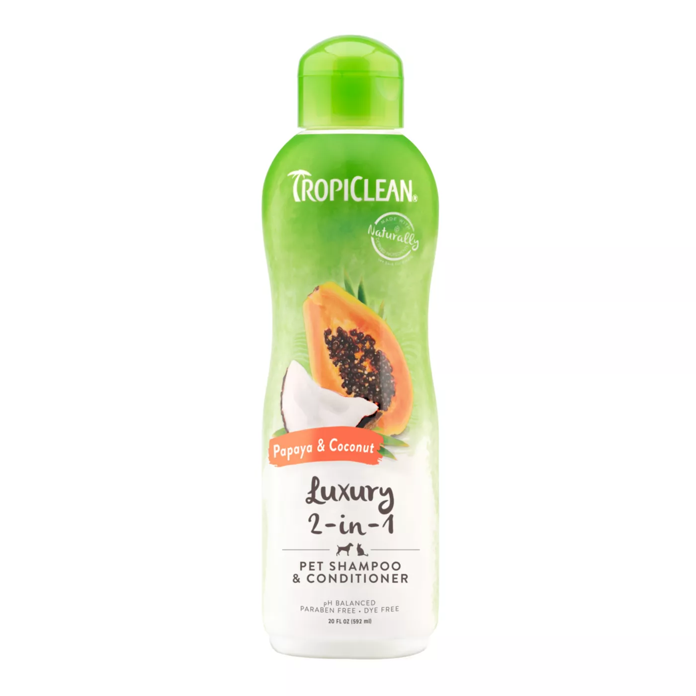 Tropiclean papaya shops and coconut pet shampoo