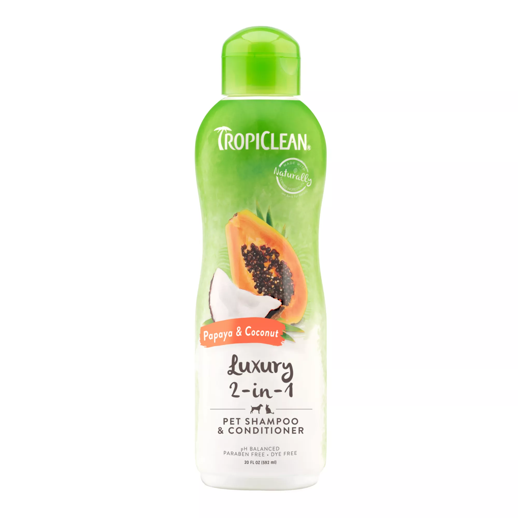 TropiClean® Papaya & Coconut Dog Shampoo & Conditiner