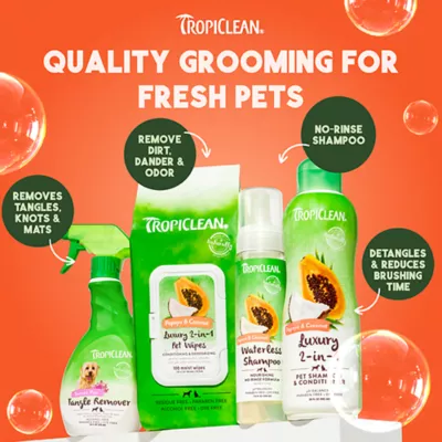 Product TropiClean® Papaya & Coconut Dog Shampoo & Conditiner