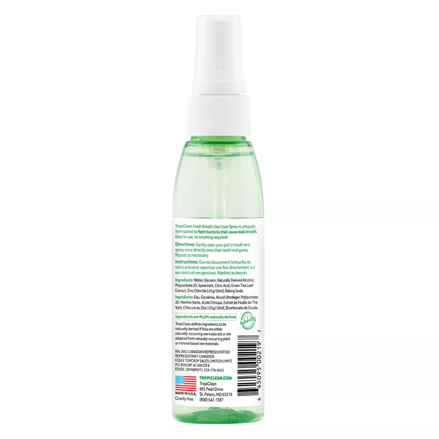 TropiClean Fresh Breath Dog Oral Care Spray