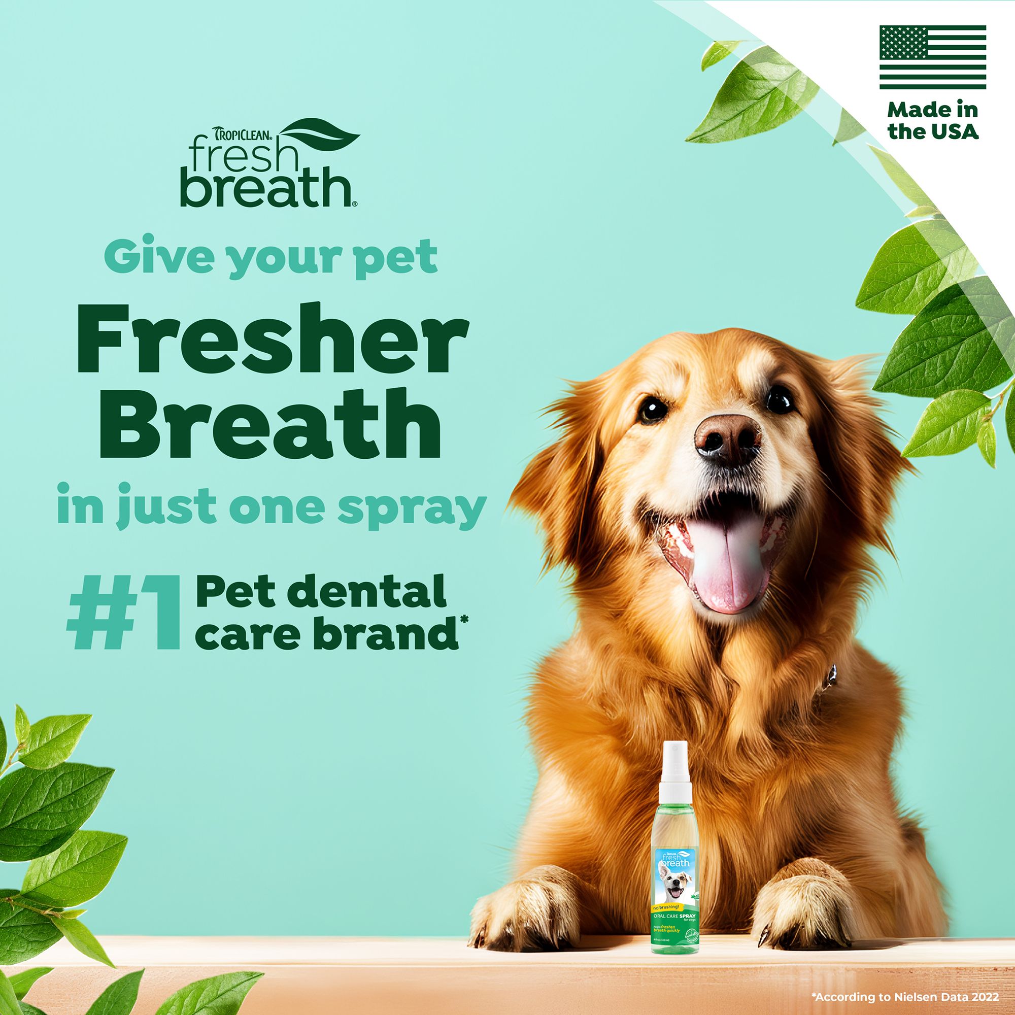 tropiclean fresh breath spray