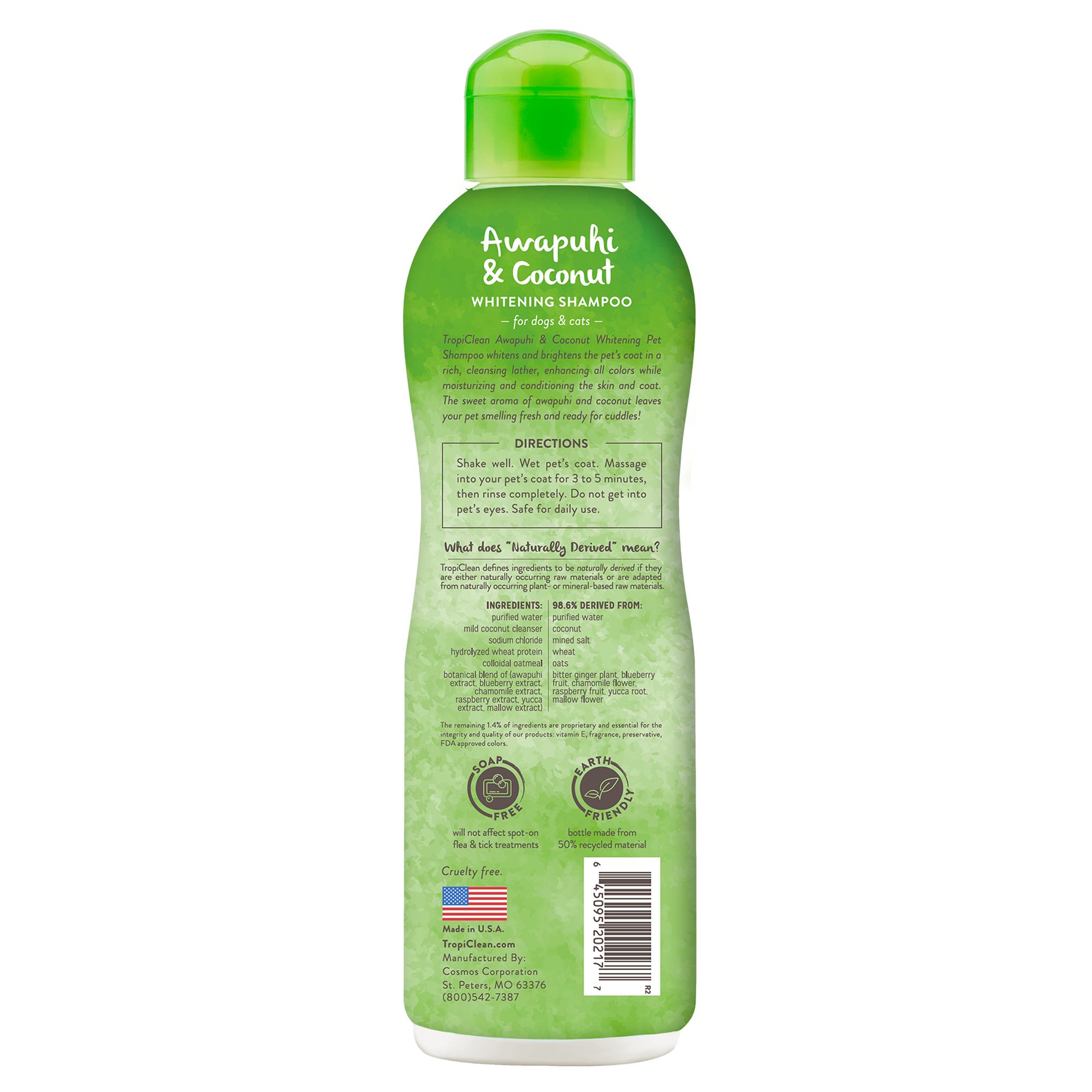 tropiclean whitening dog shampoo