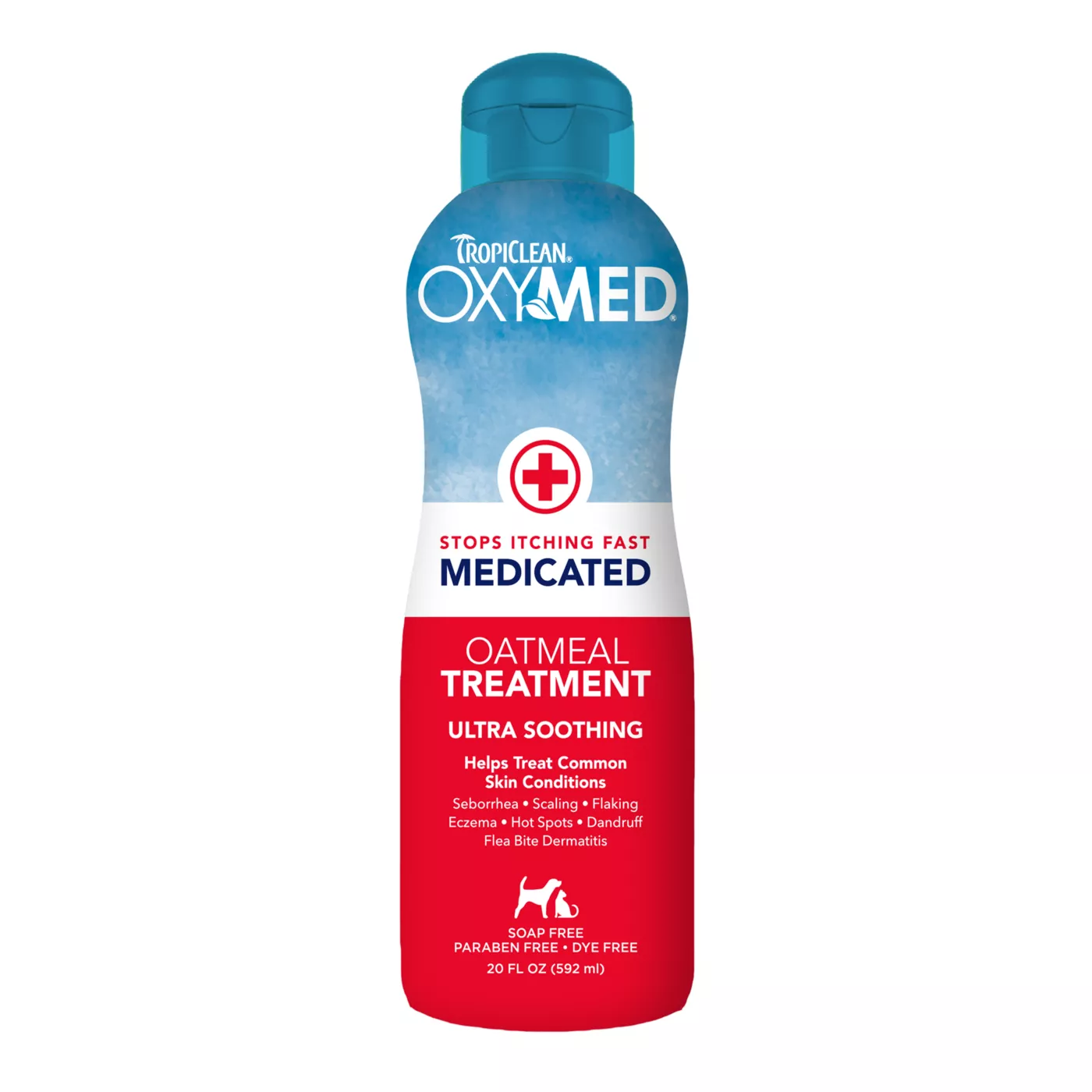 TropiClean Oxy Med Medicated Oatmeal Treatment Dog Shampoo