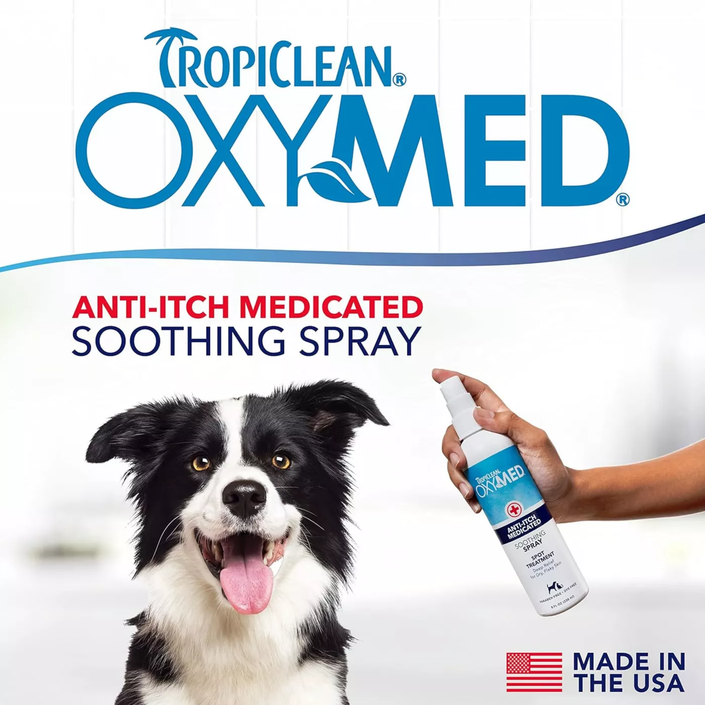 TropiClean Oxy Med Anti Itch Soothing Dog Spray