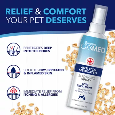 Product TropiClean® Oxy-Med® Anti-Itch Soothing Dog Spray