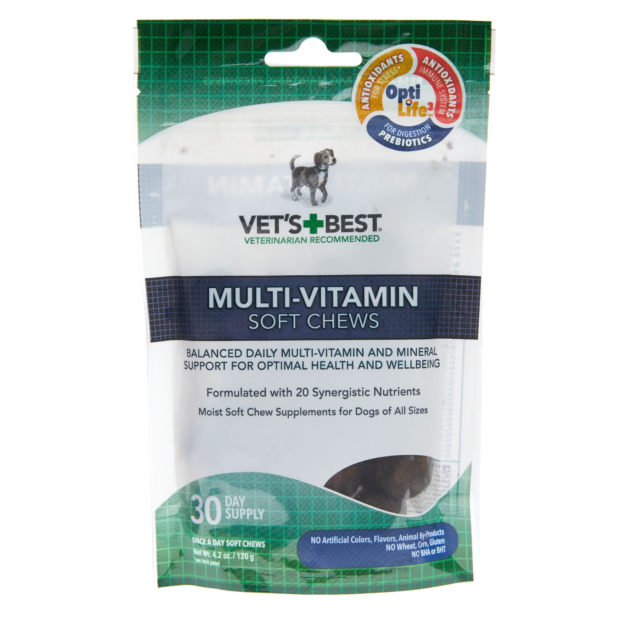 Vets Best® Multi Vitamin Soft Dog Chews Dog Multivitamins Petsmart