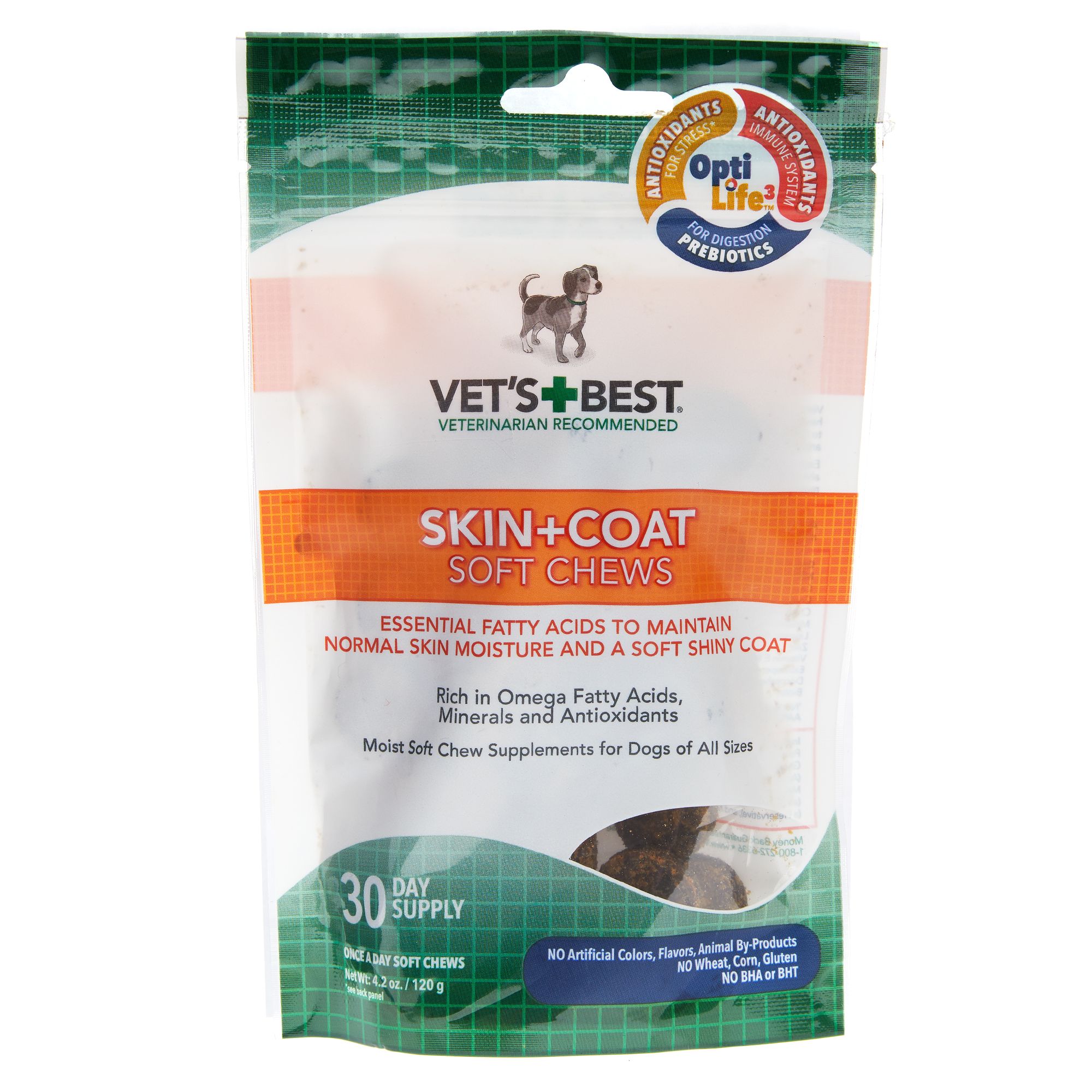 Vet s Best Skin Coat Soft Dog Chews