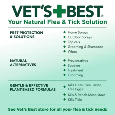 Vet's Best® Natural Flea & Tick Dog and Home Spray, Peppermint Scent, 32oz - Image 10