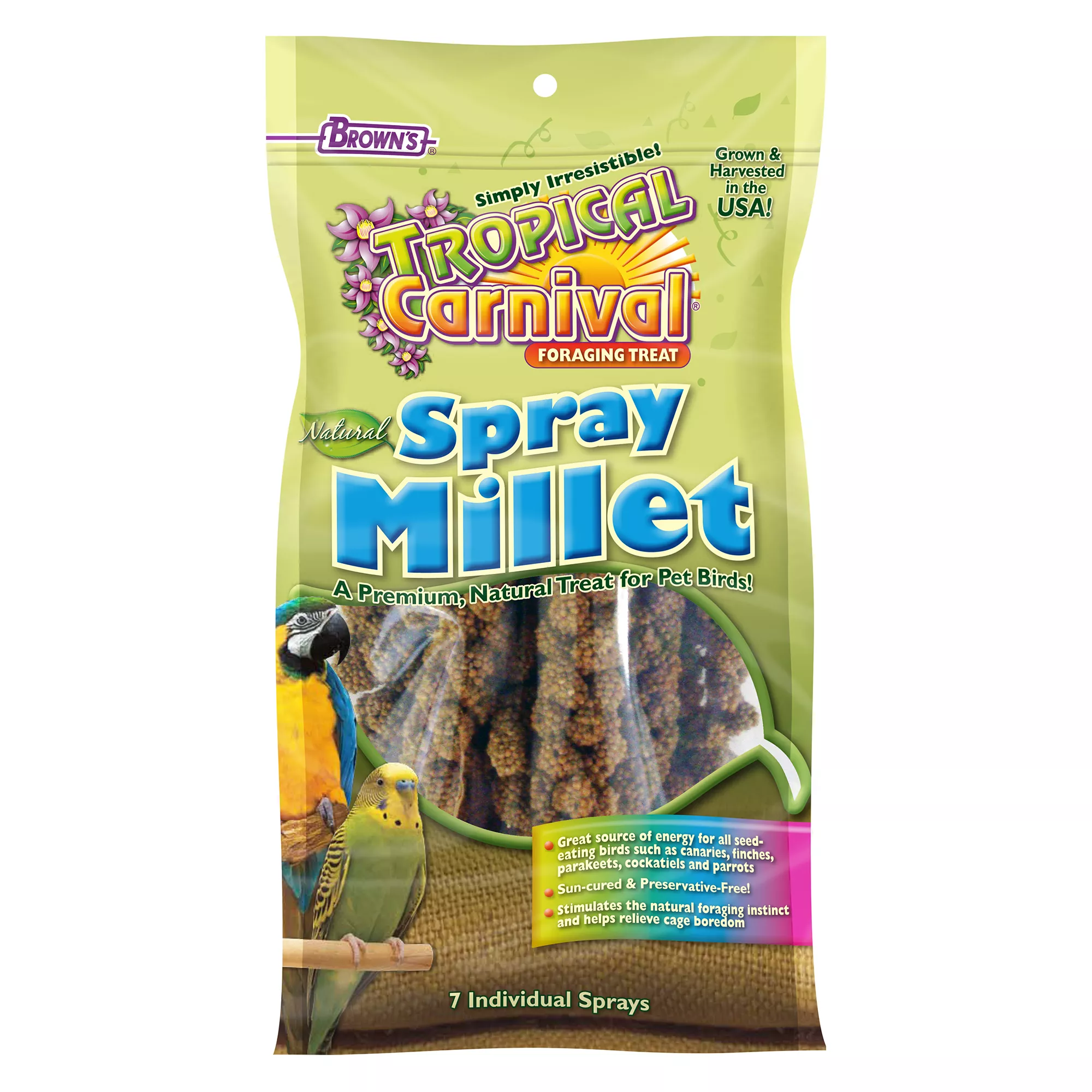 Brown's® Tropical Carnival® Natural Spray Millet