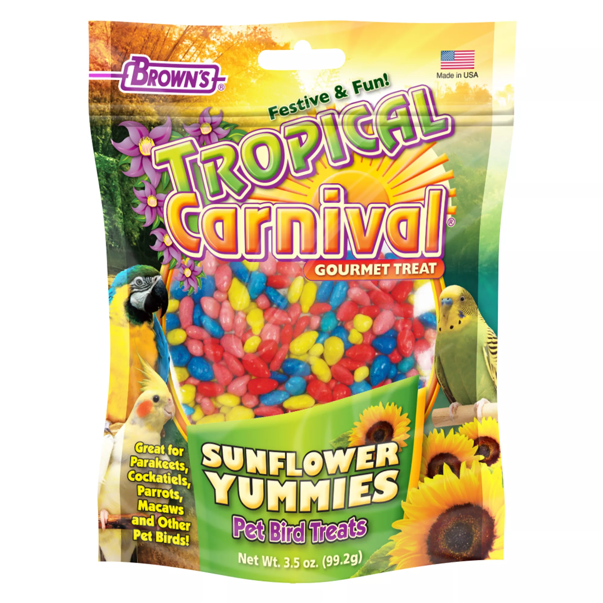 Brown's® Tropical Carnival® Sunflower Yummies Treat