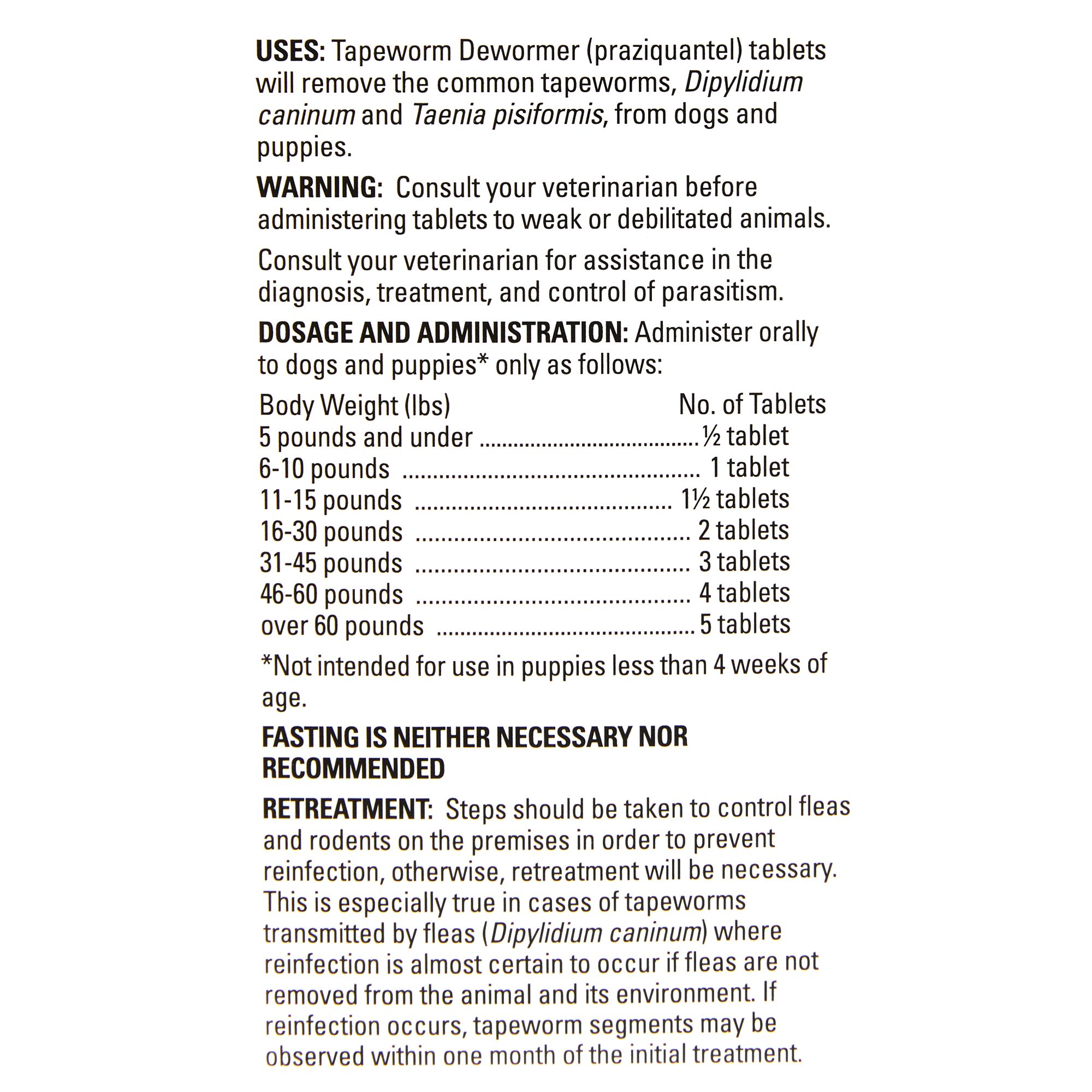 Bayer Tapeworm Dewormer Tablets For Dogs Dog Treatments Petsmart