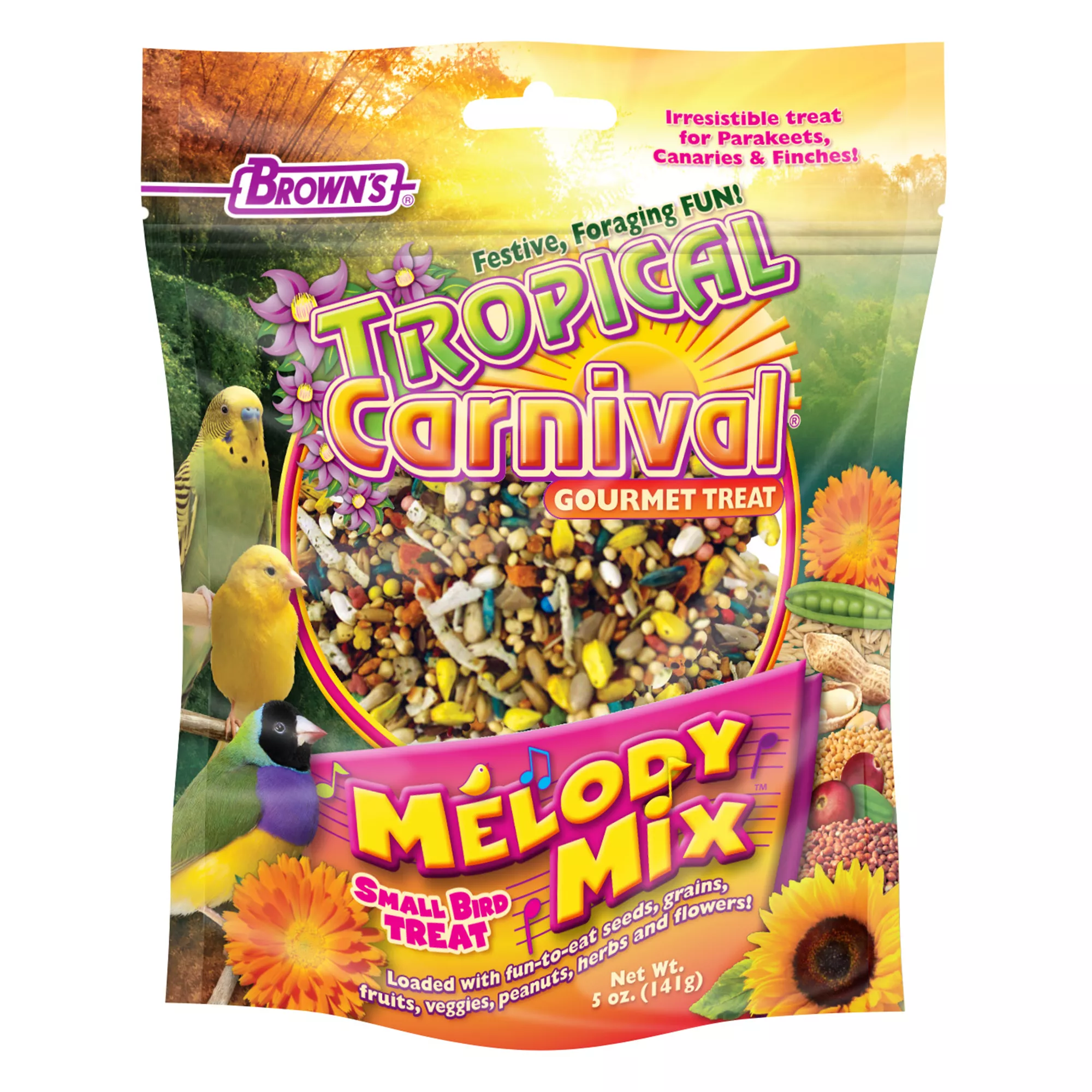 Brown's® Tropical Carnival® Melody Mix Small Bird Treats