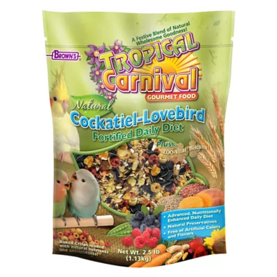 Product Brown's® Tropical Carnival® Natural Cockatiel & Lovebird Food