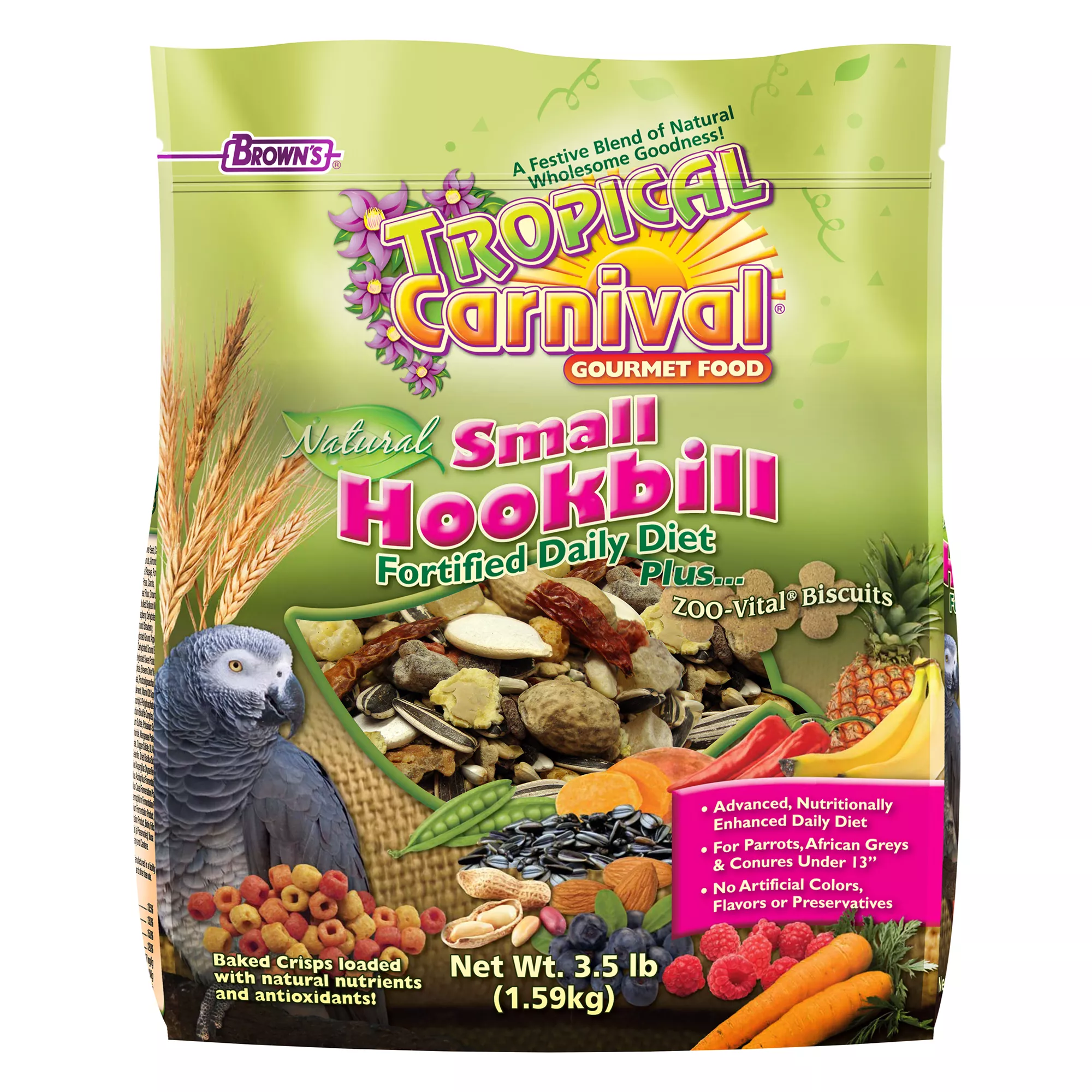 Brown's® Tropical Carnival® Natural Hookbill Food