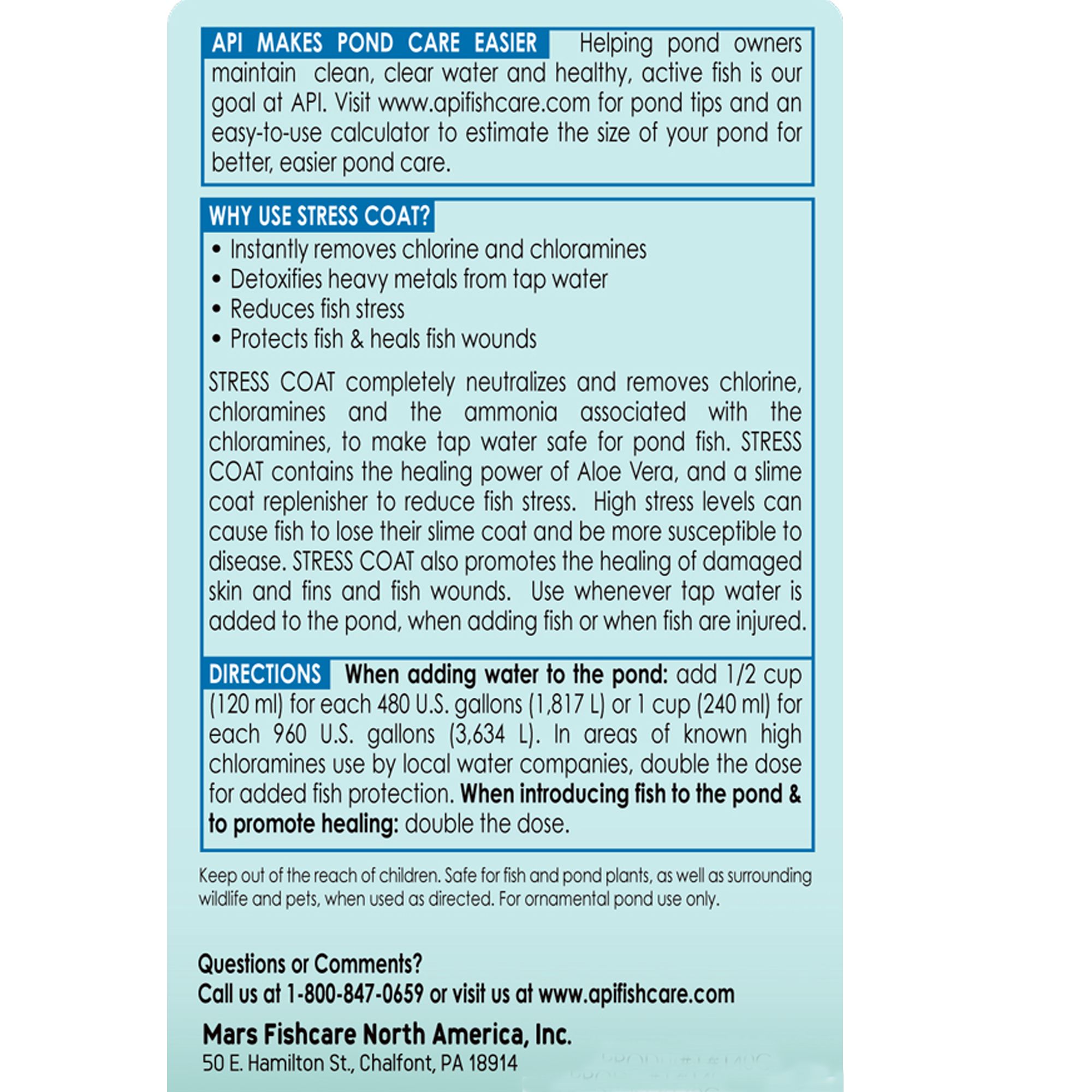 API® Pond Stress Coat for Pond Water Care - thumbnail 2