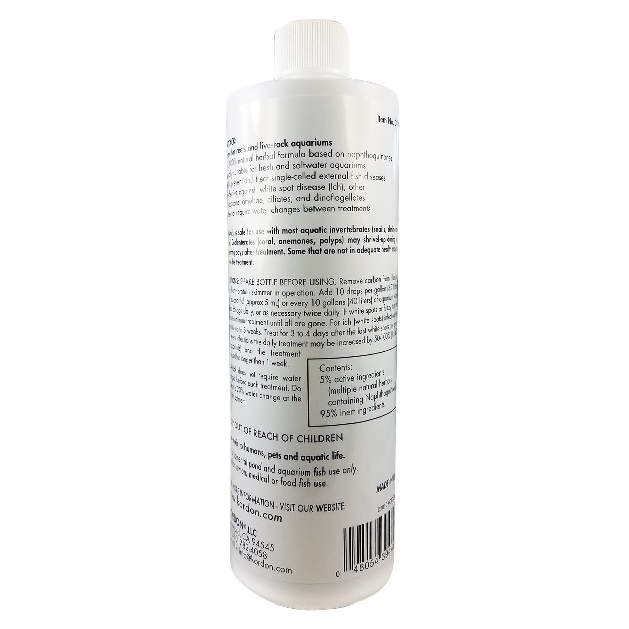 Kordon® Ich Attack® Treatment Ick Treatment for Aquarium Fish - thumbnail 2