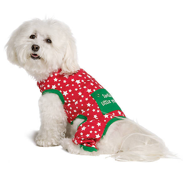 Pet Holiday™ "Santa's Little Yelper" Christmas Dog PJs | dog Costumes | PetSmart