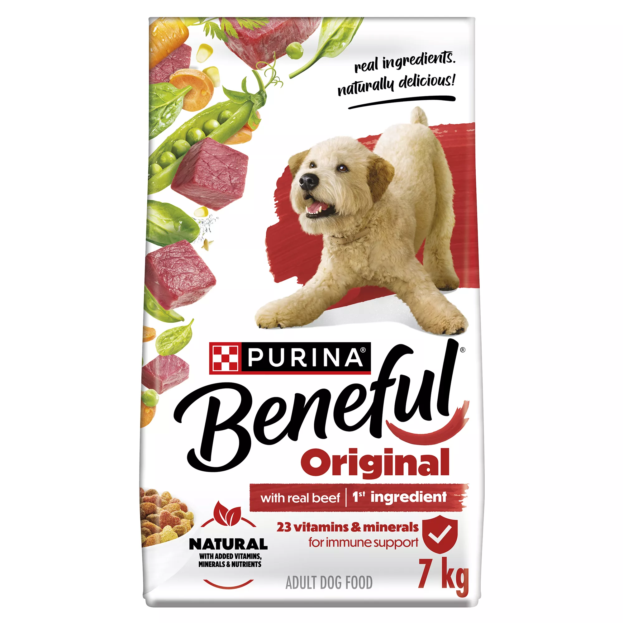 Beneful Originals Adult Dry Dog Food - Real Beef, 7 kg