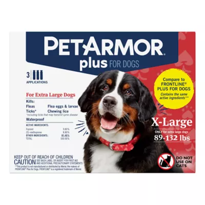 Product PetArmor® Plus for Dogs 89-132 lbs Flea & Tick Spot On Treatment