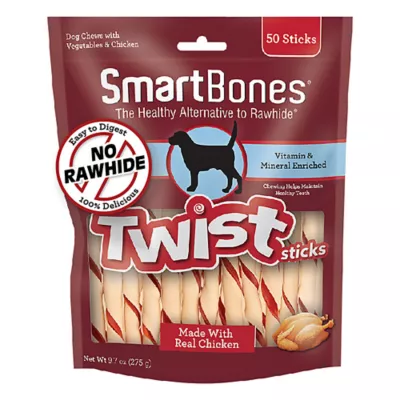 Product SmartBones® Smart Twist Sticks Dog Treat - Chicken