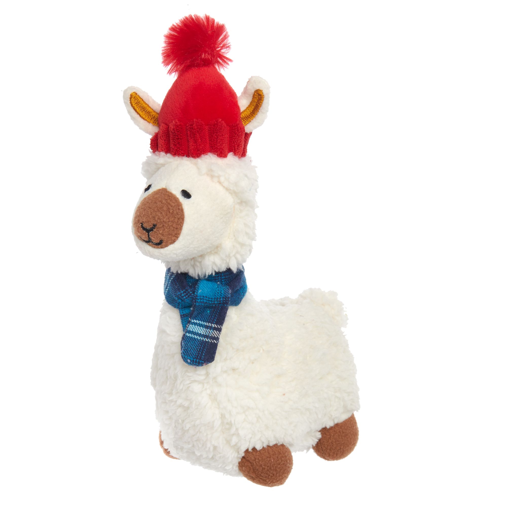 christmas llama dog toy