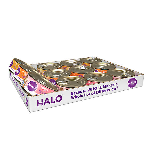 HALO® Wet Cat Food Variety Pack Natural, Grain Free cat Dry Food