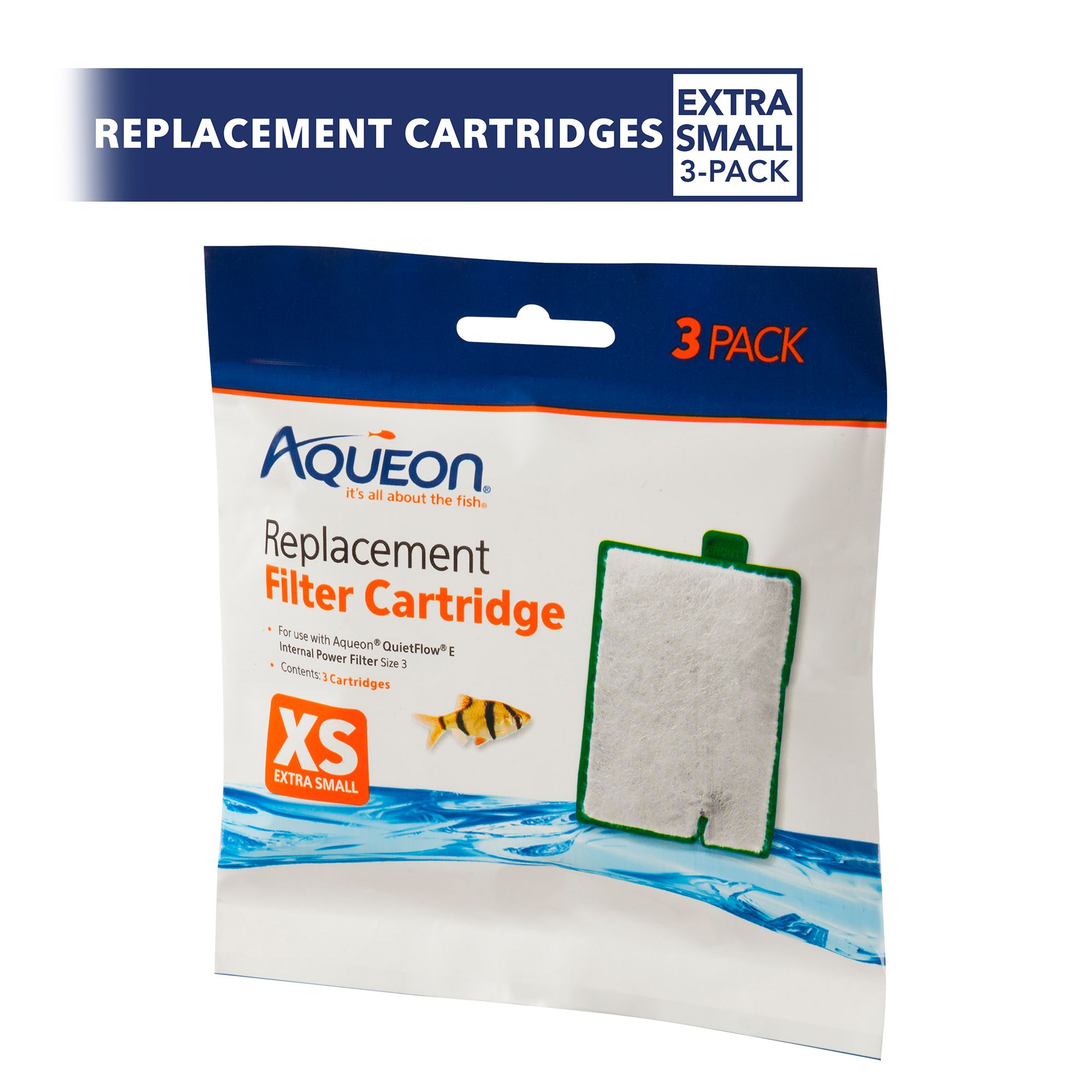 Aqueon® Replacement Aquarium Filter Cartridges - Extra Small for Fish Tank Filters - thumbnail 3