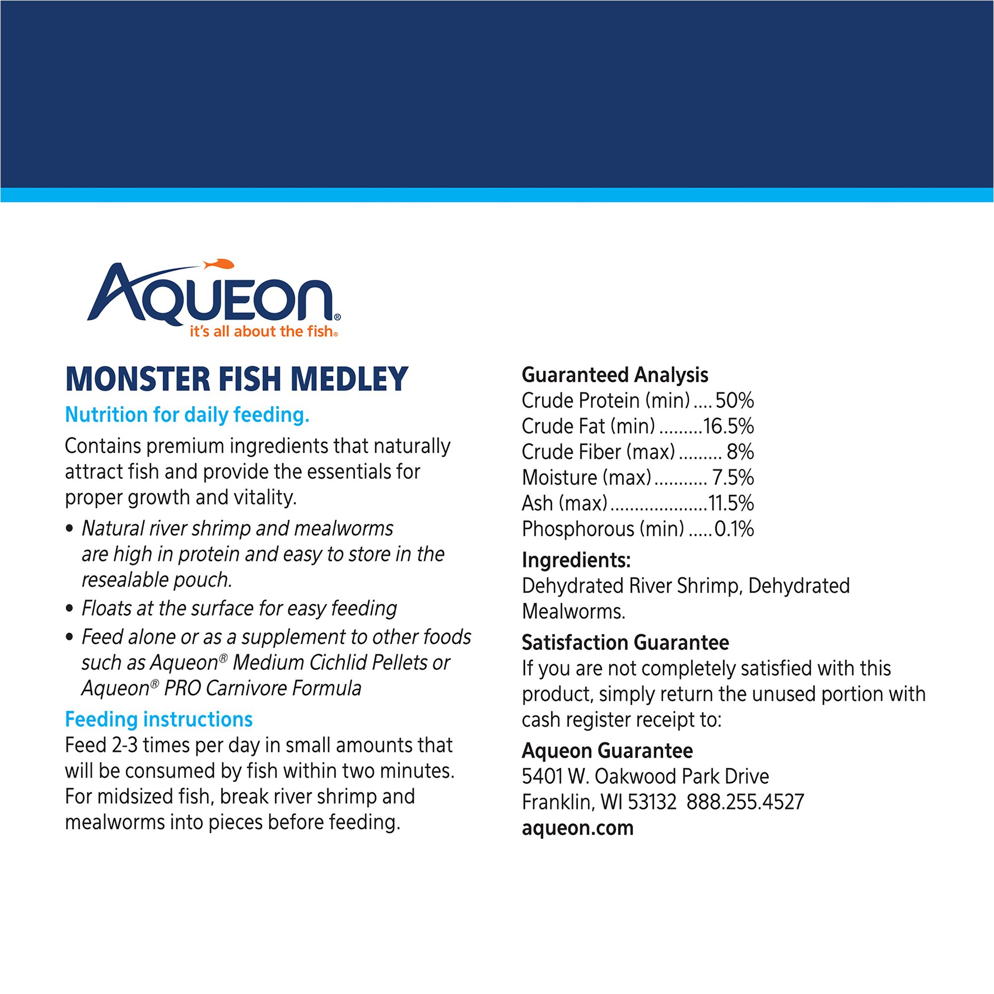 Aqueon® Monster Fish Medley for Tropical Fish - thumbnail 3