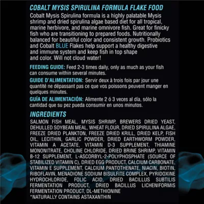 Product Cobalt™ Mysis Spirulina Fish Flakes