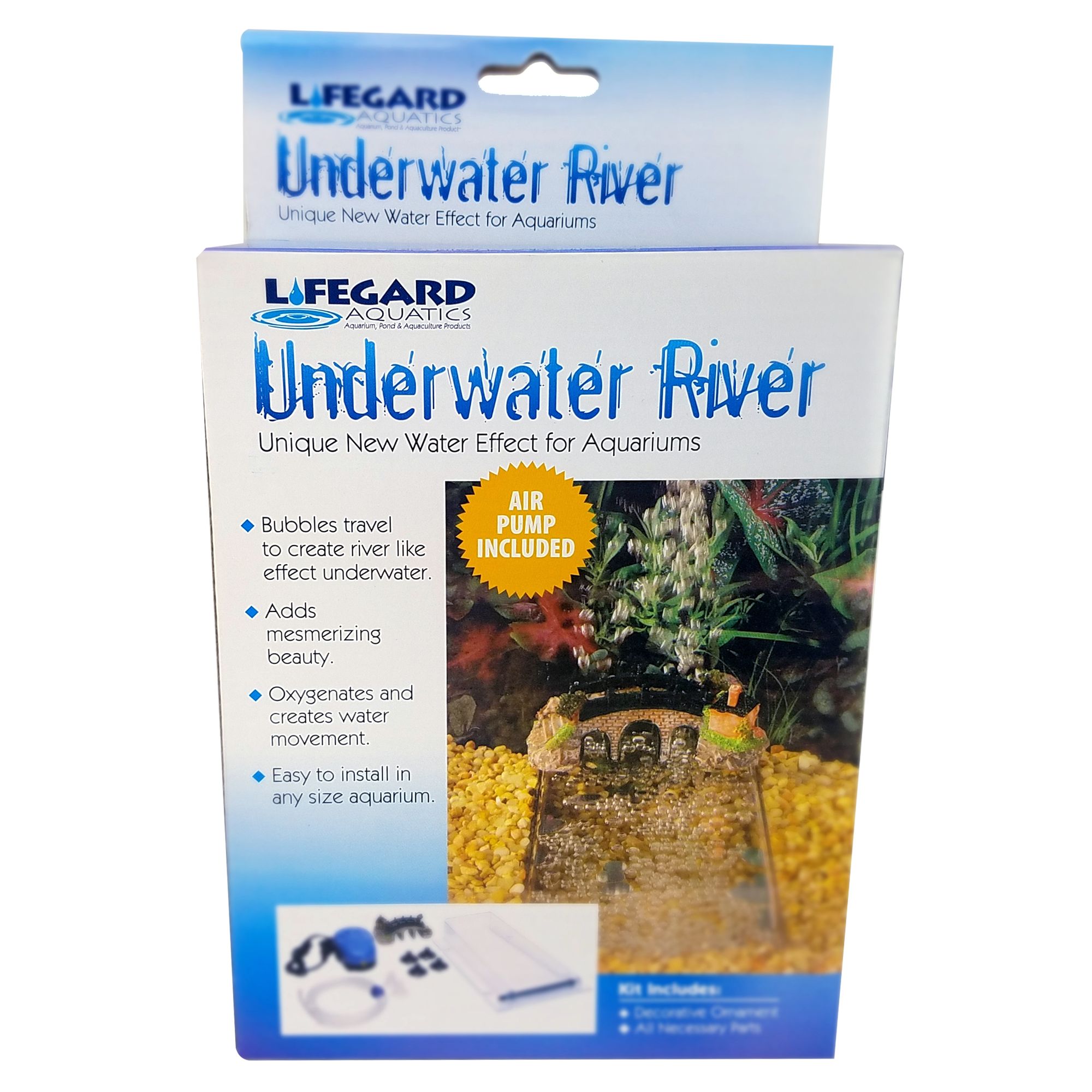 underwater river aquarium ornament