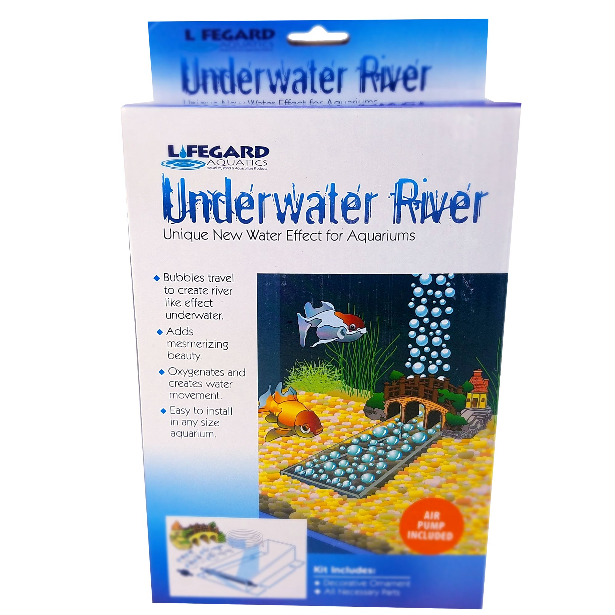 lifegard aquatics underwater river aquarium ornament