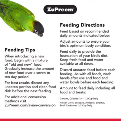 Product Zupreem® FruitBlend Flavor Parrots & Conures Food