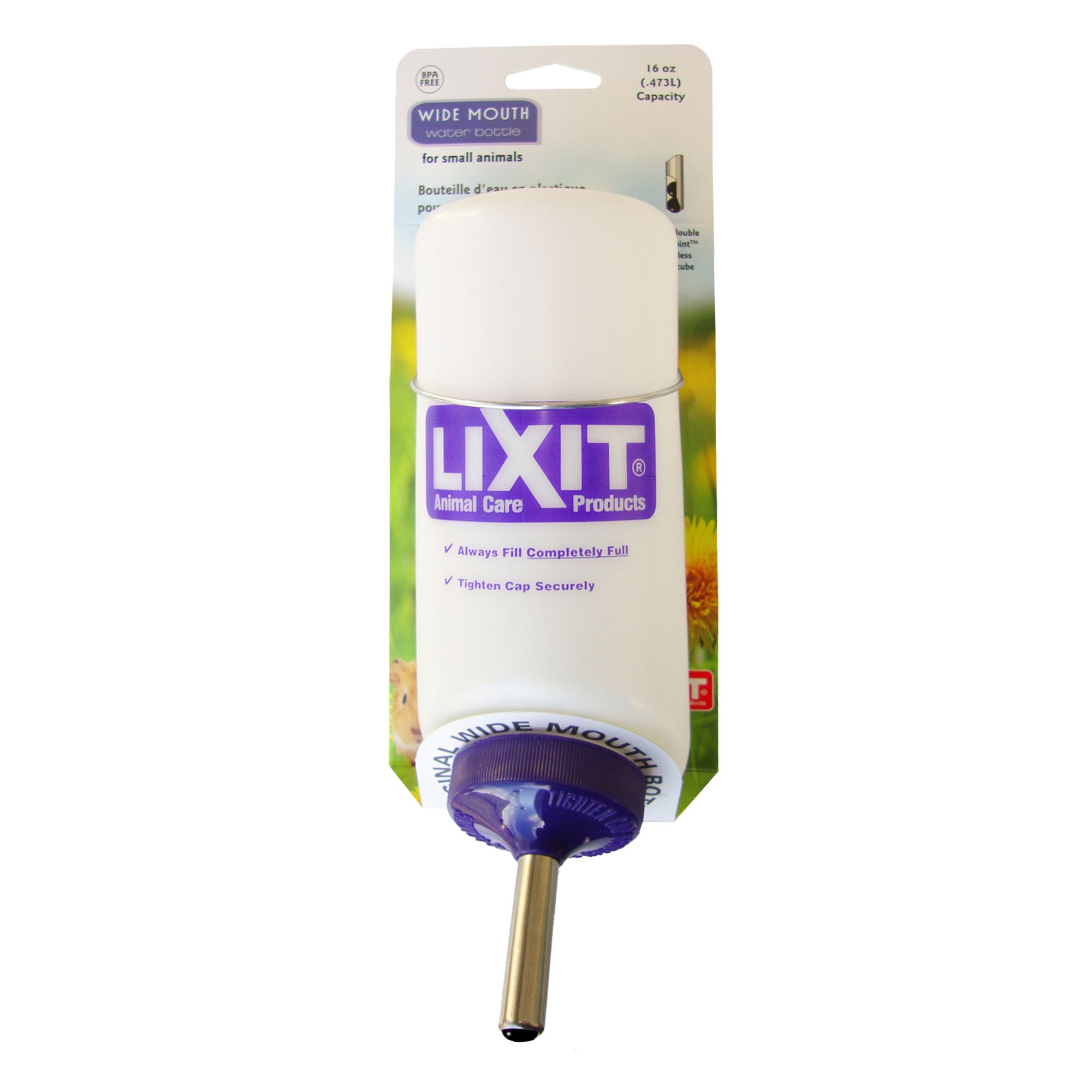 Lixit Top Fill Small Animal Bottle - Guinea Pig - 16 oz