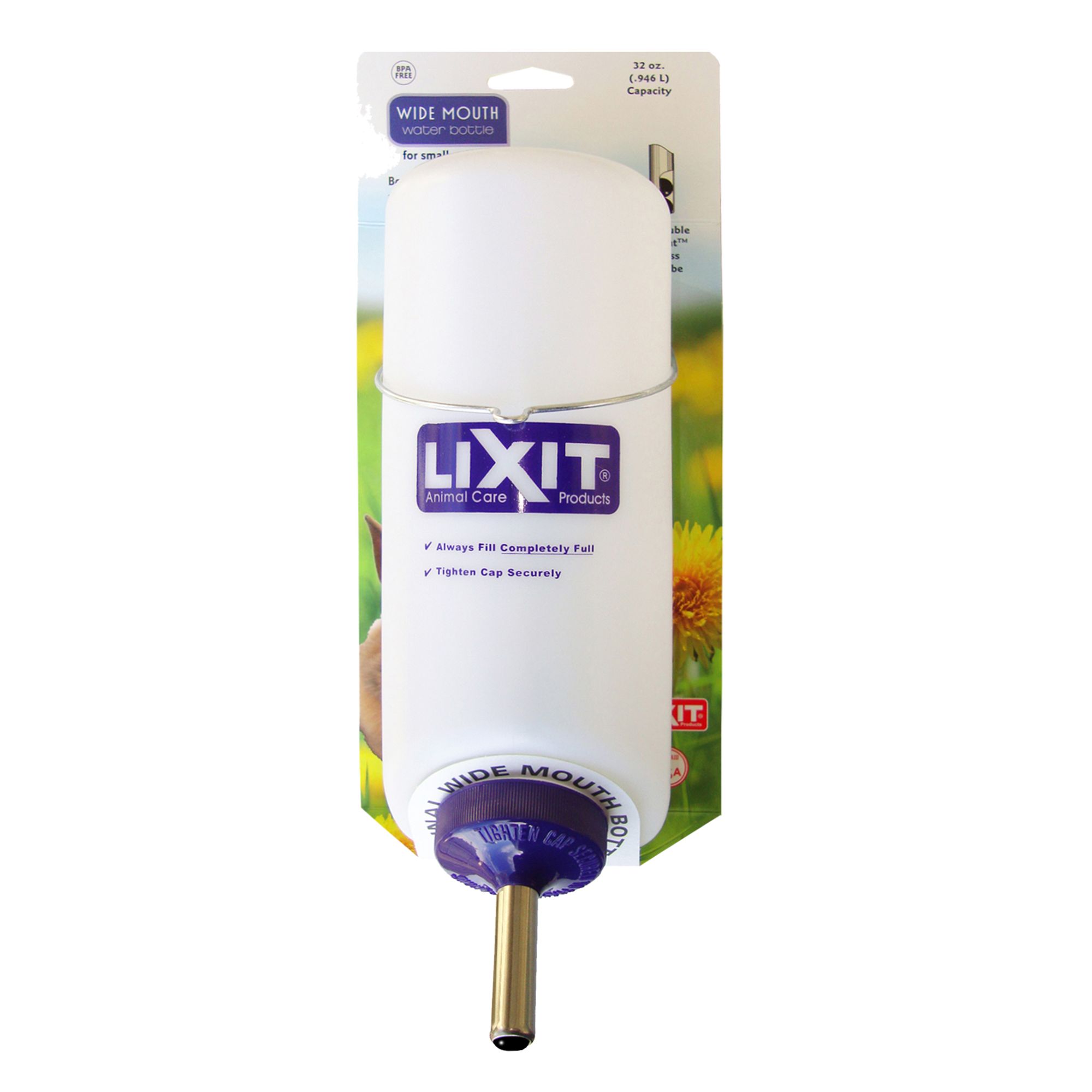 Lixit® Wide Mouth Bottle  small pet Feeders  Water Bottles  PetSmart