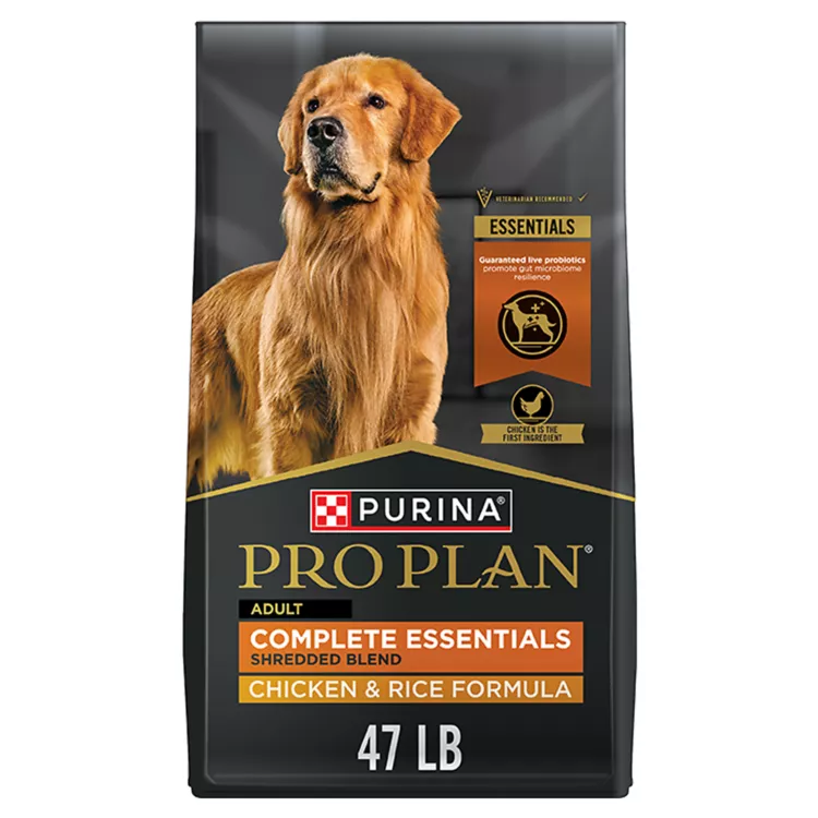 Purina Pro Plan Complete Essentials Shredded Blend Adult Dry Dog Food - Chicken & Rice