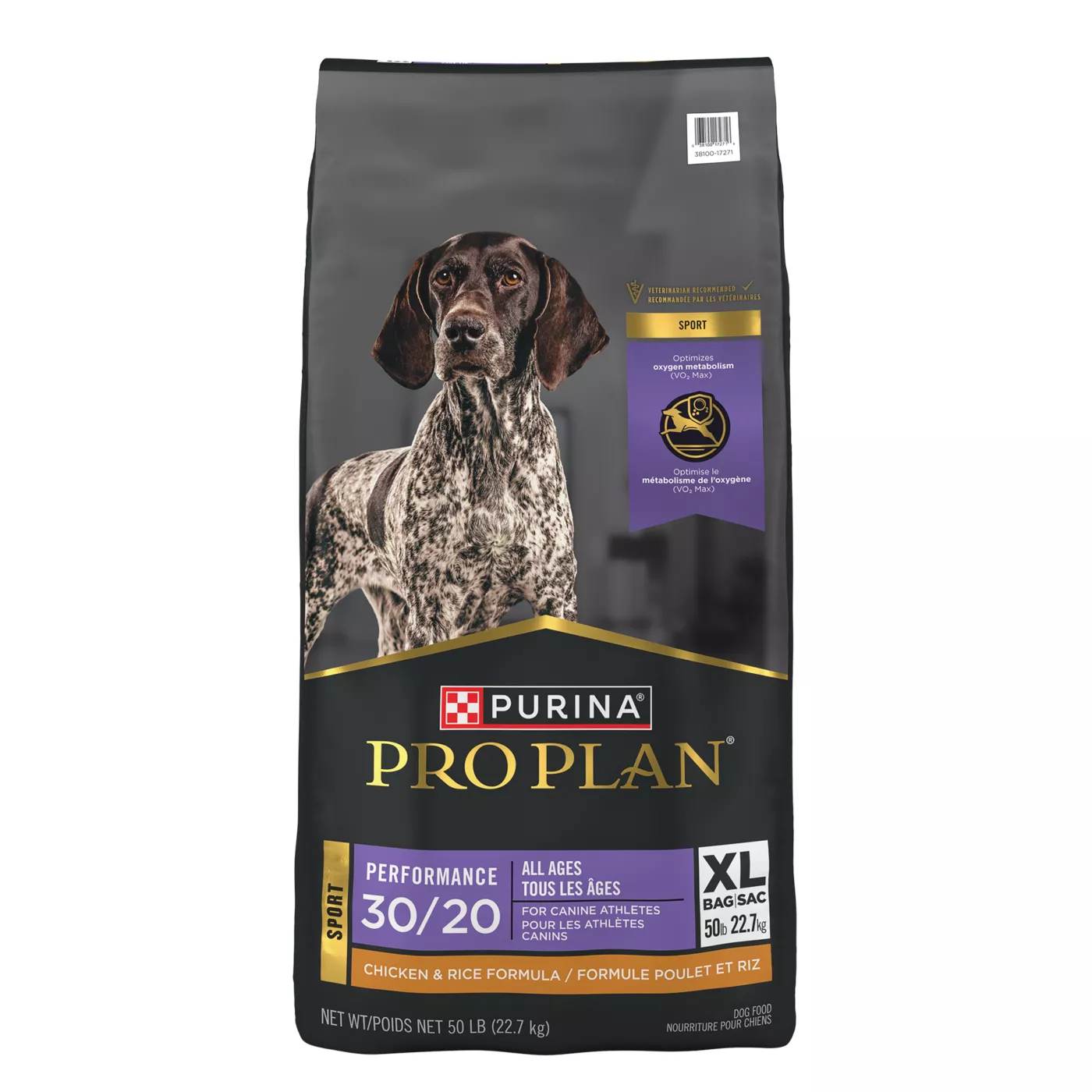 Purina Pro Plan Sport Adult Dry Dog Food High Calorie High Protein Chicken Rice