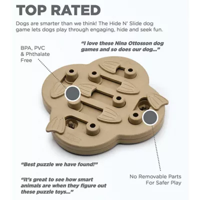 Product Nina Ottosson® Outward Hound® Dog Hide N'Slide Treat Dispensing Dog Toy