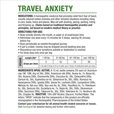 HomeoPet® Travel Anxiety Relief Small Pet Travel Calming Supplement - Image 6