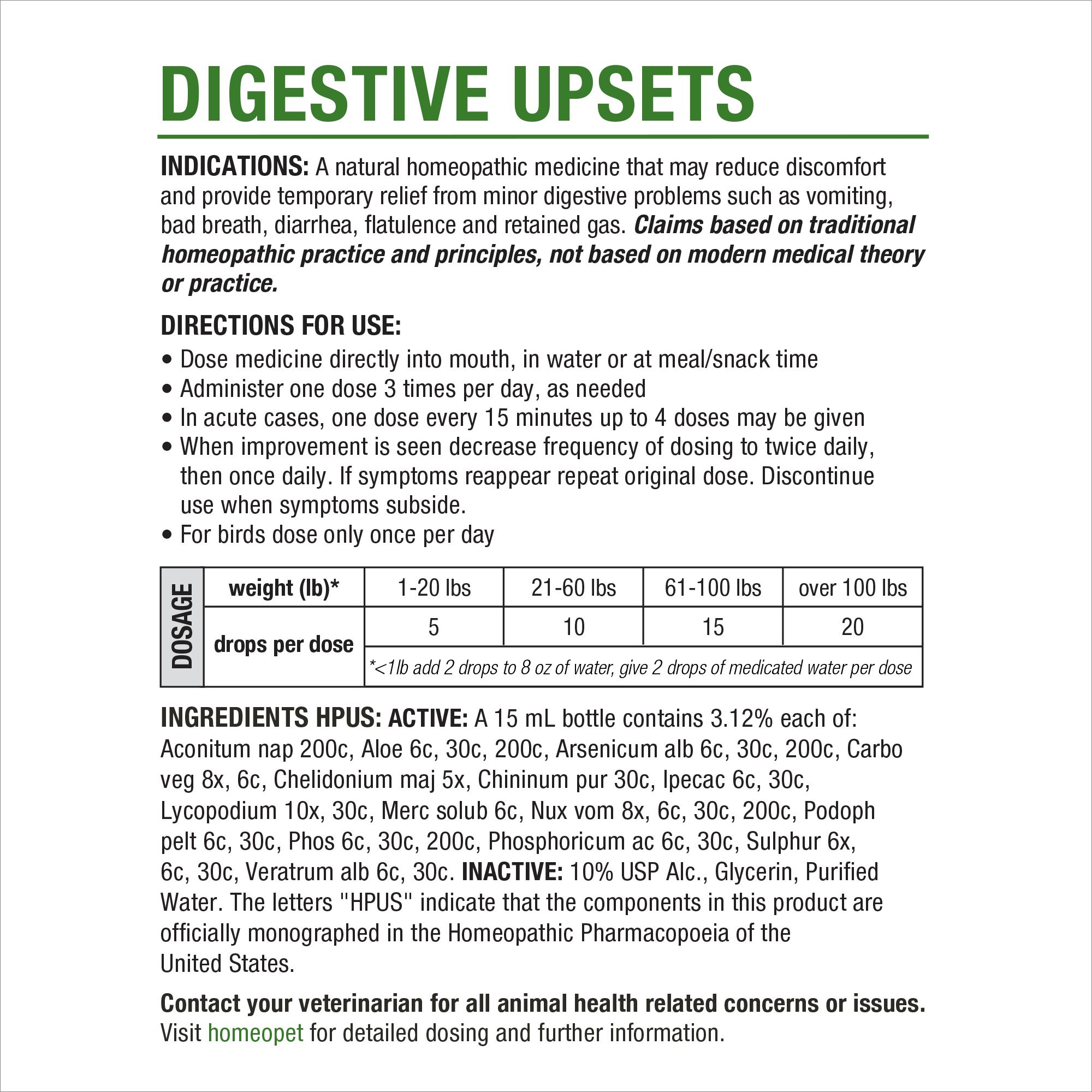 HomeoPet® Digestive Upsets Relief - thumbnail 6