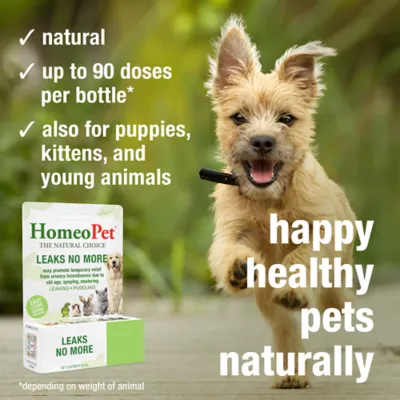 HomeoPet® Leaks No More Relief Small Pet Urinary Support Supplement - Image 4