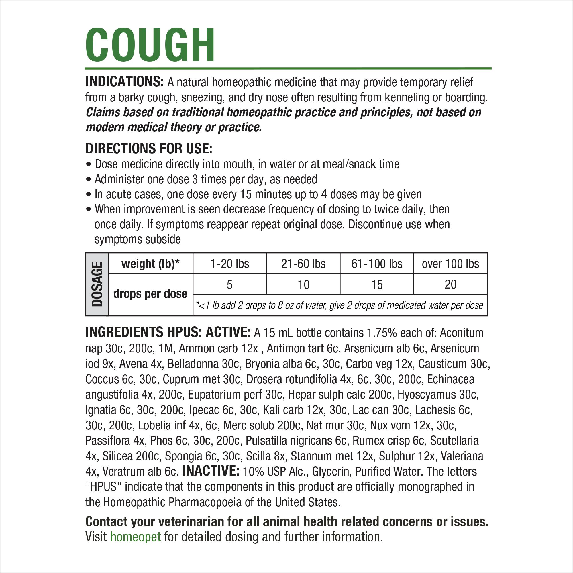 HomeoPet® Cough Relief - thumbnail 6