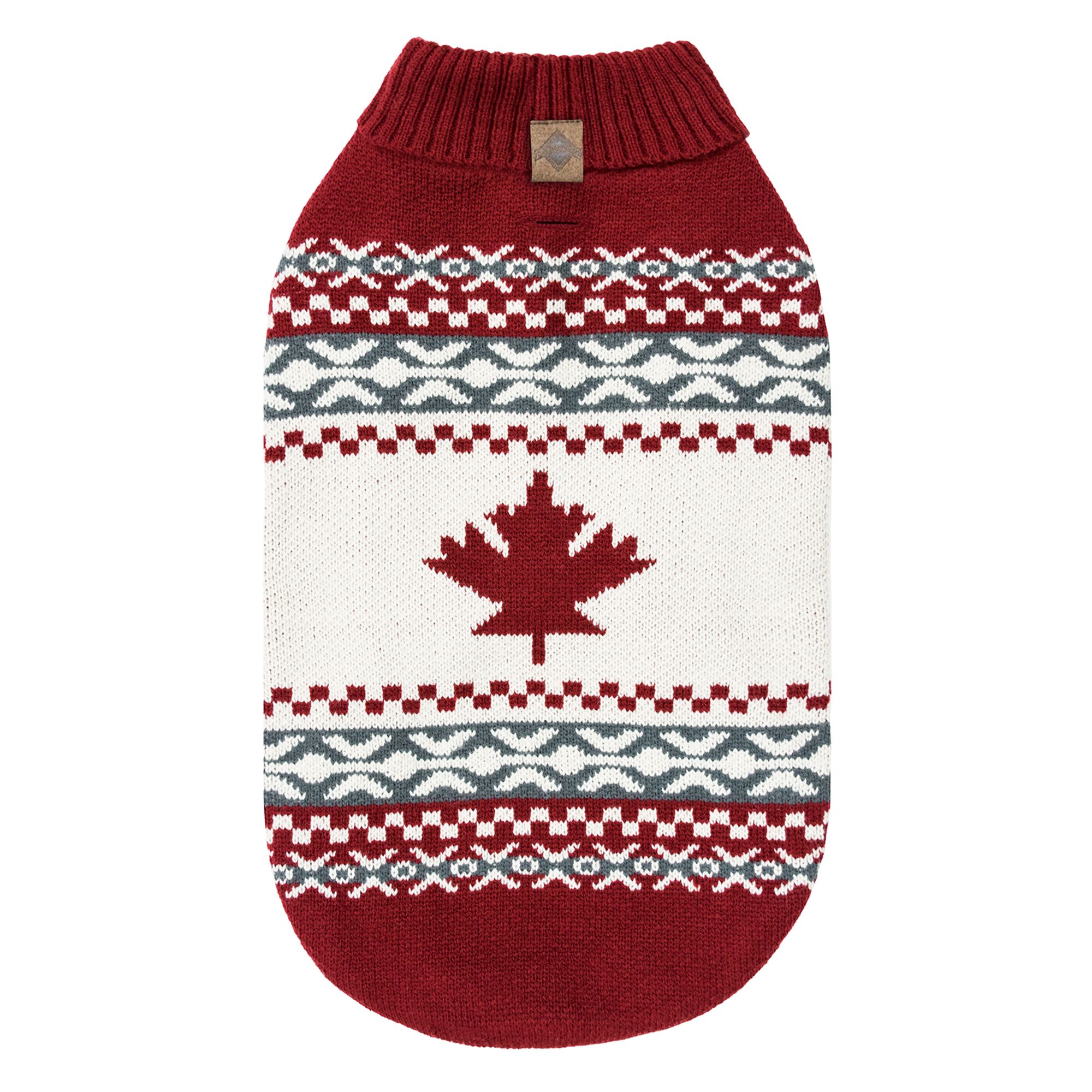 roots canada dog sweater