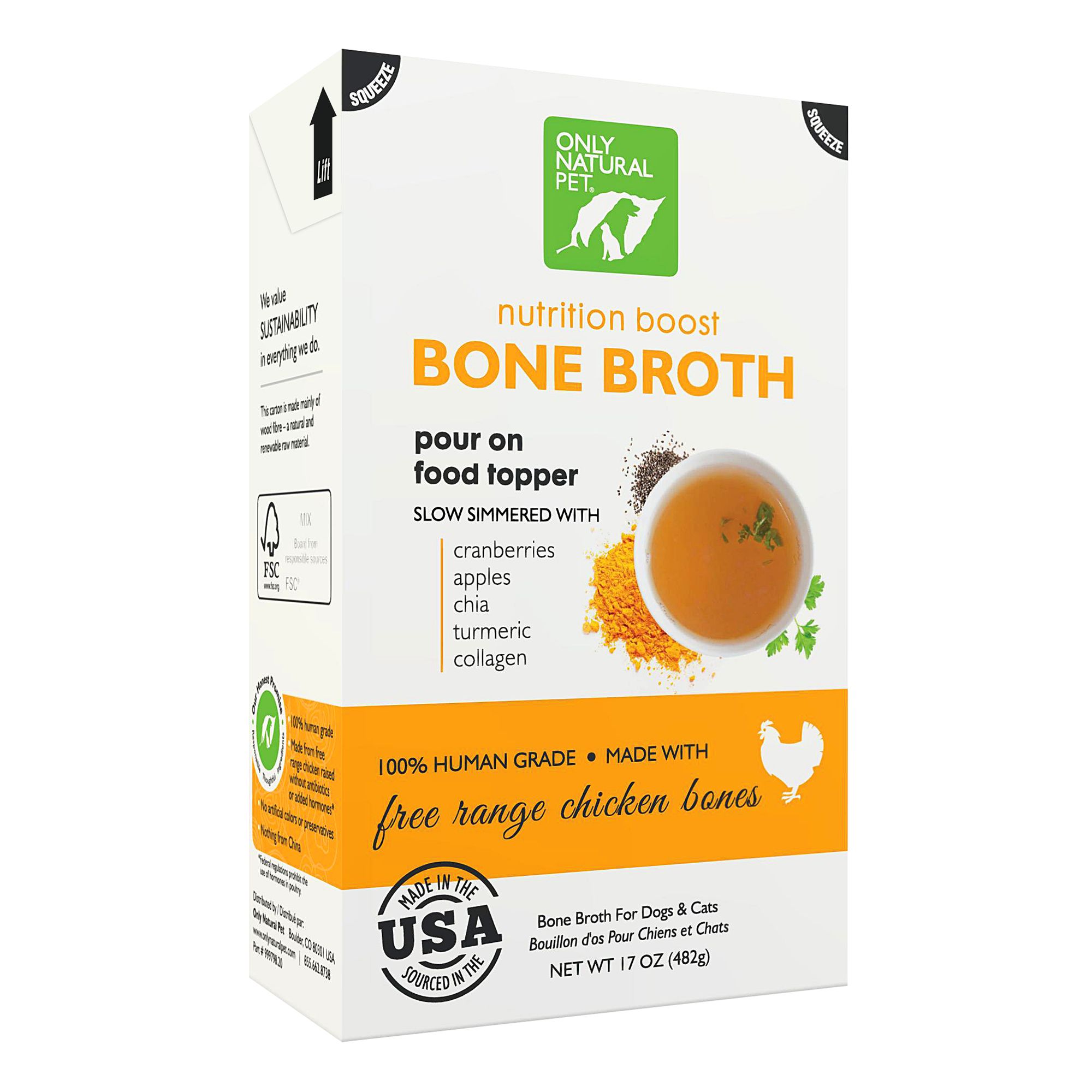 Nutrition Boost Bone Broth Pet Food 