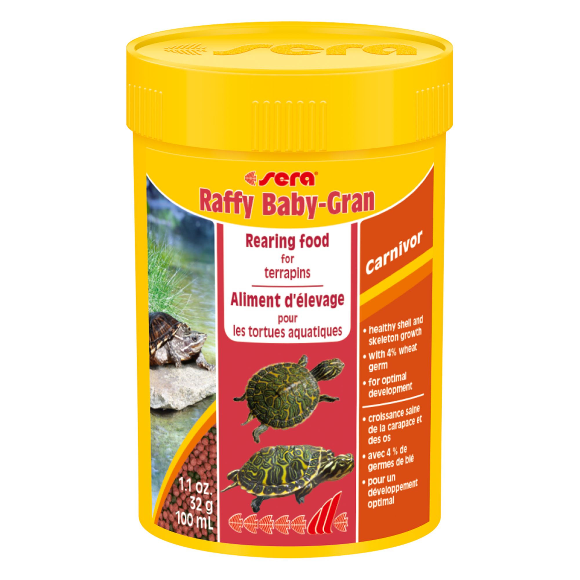 Sera® Raffy Baby Granulated Reptile Food - Aquatic Reptile Food